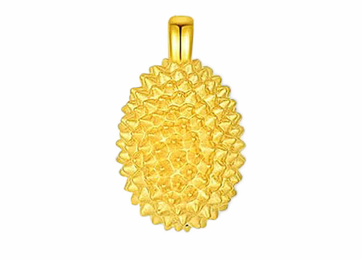 【莫莫专属】足金999榴莲配件 dz013