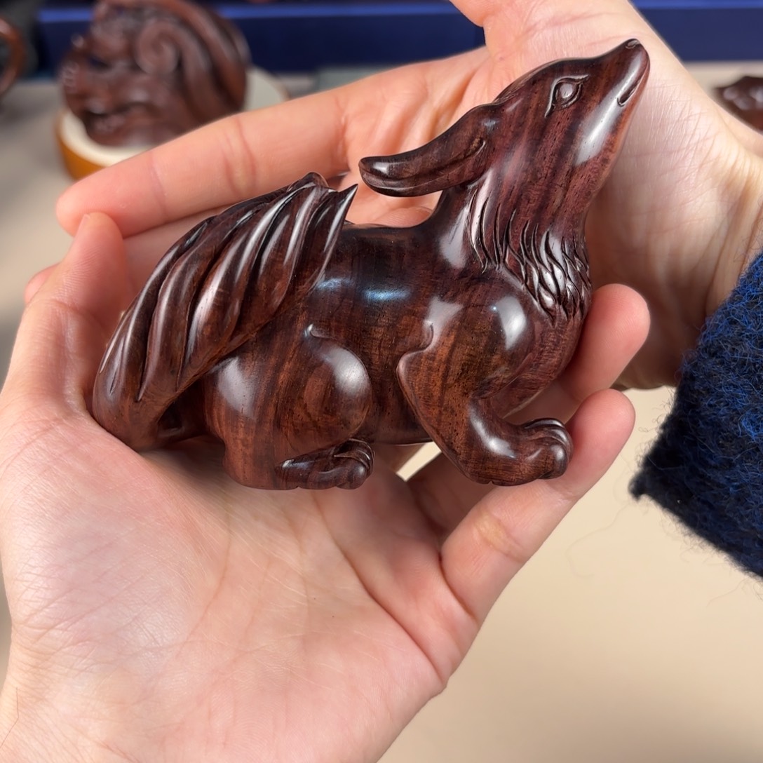 黄花梨/降香黄檀把件夜*子把件