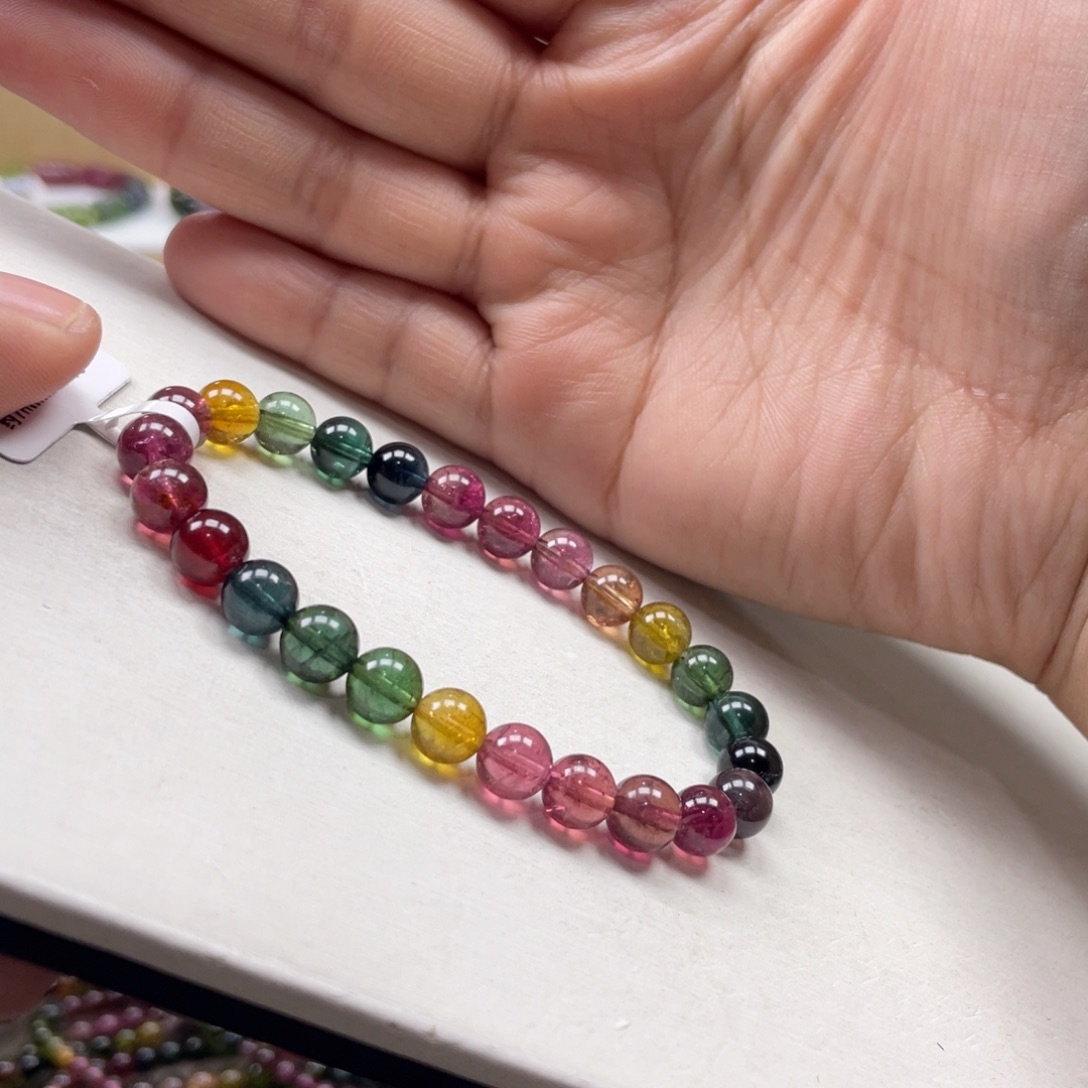 碧玺手串未镶嵌7mmmmmmmmmmmmmmmmmmmm