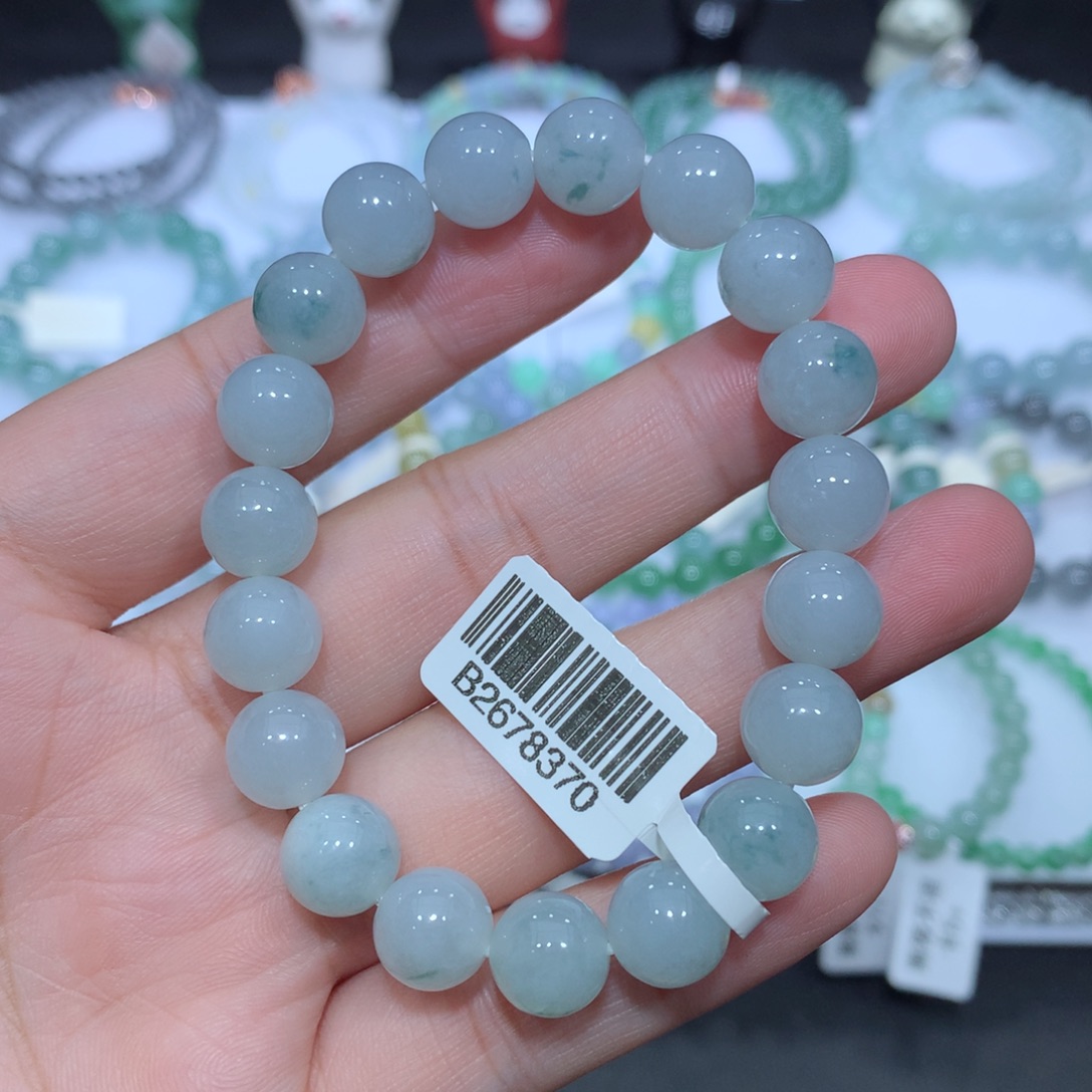 翡翠未镶嵌手串天然