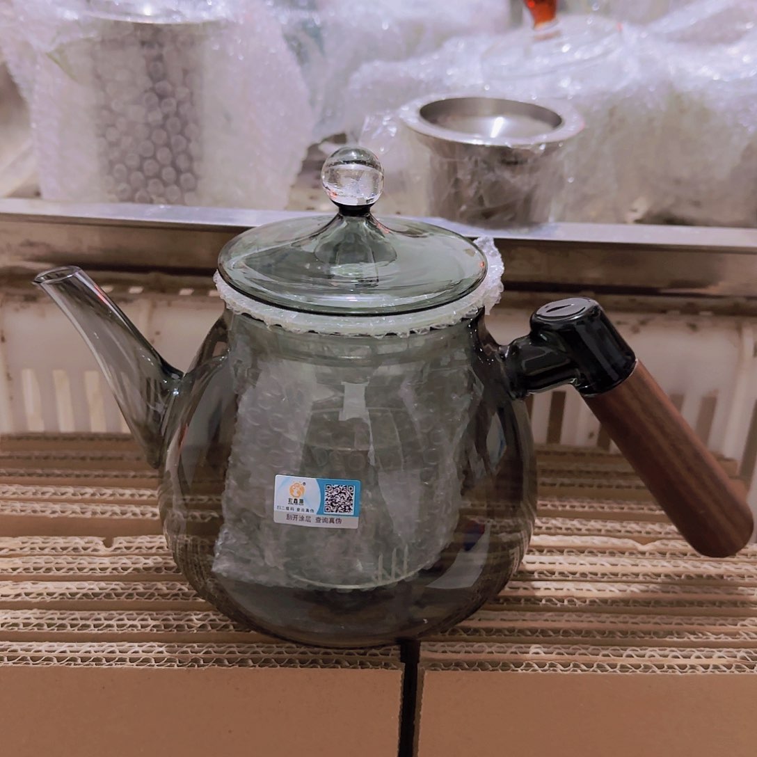 高硼硅玻璃茶水分离款Z109黑