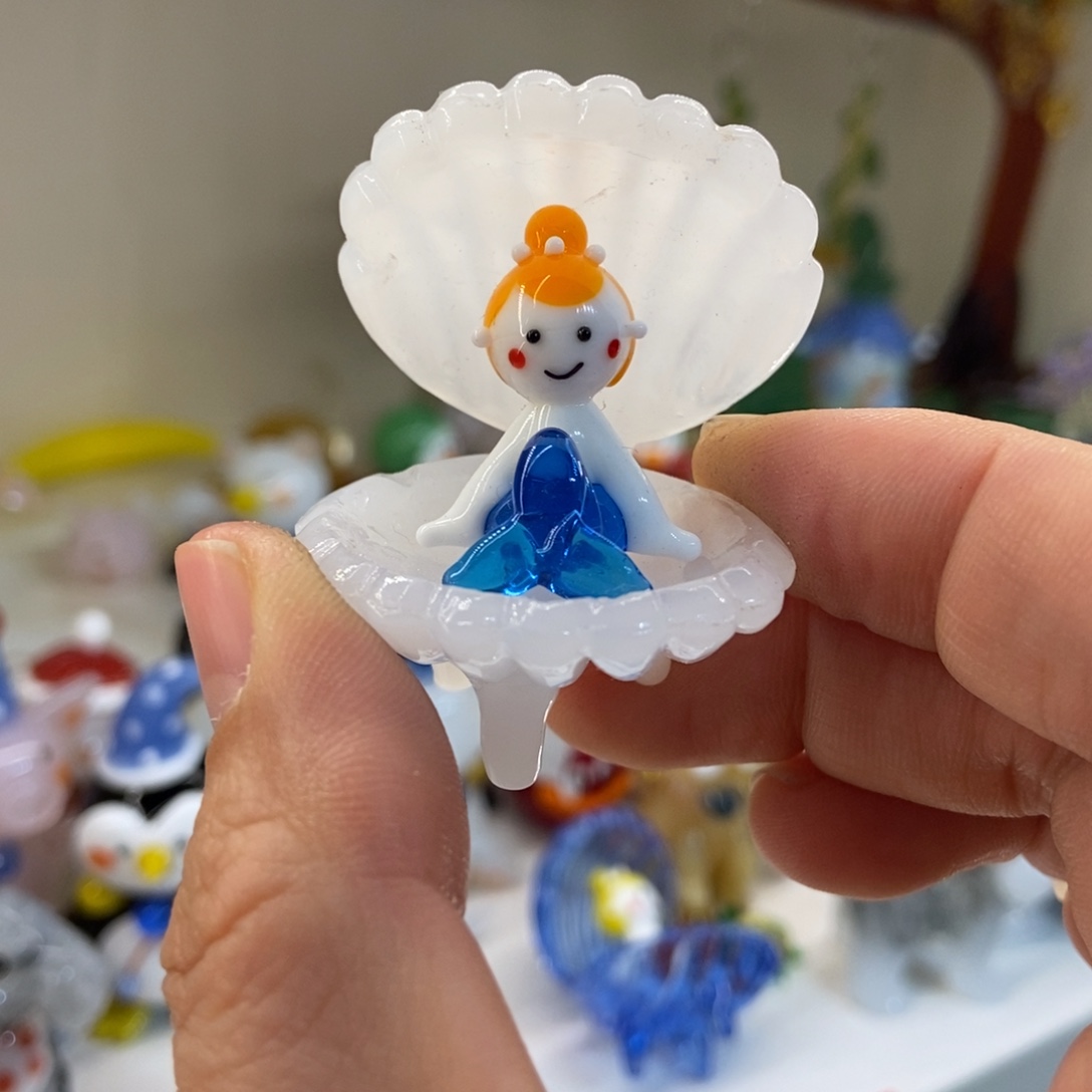 手工艺品琉璃白色