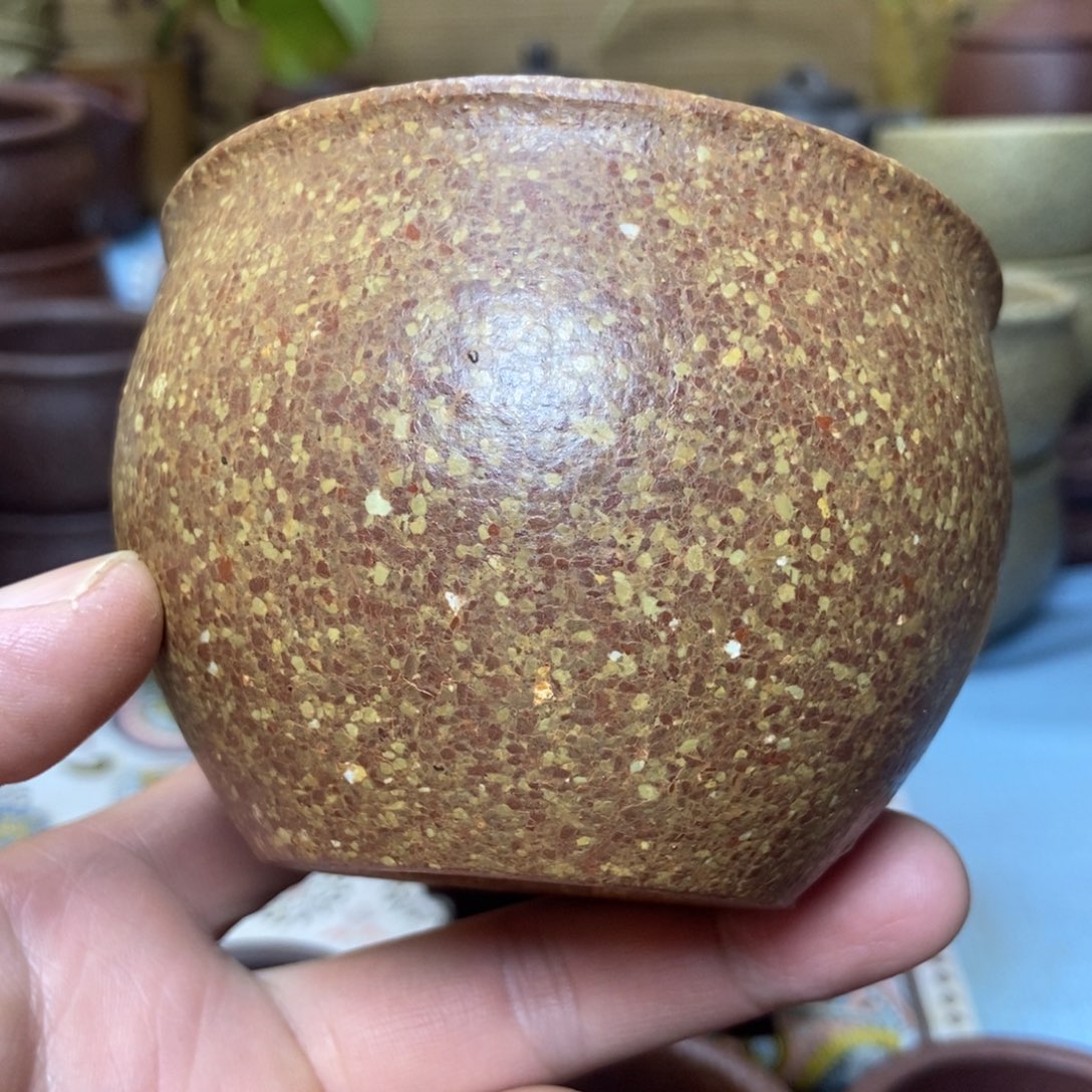 茶杯紫砂八目手工泥260毫升