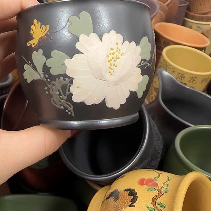 紫砂茶杯紫砂主人杯大放漏！