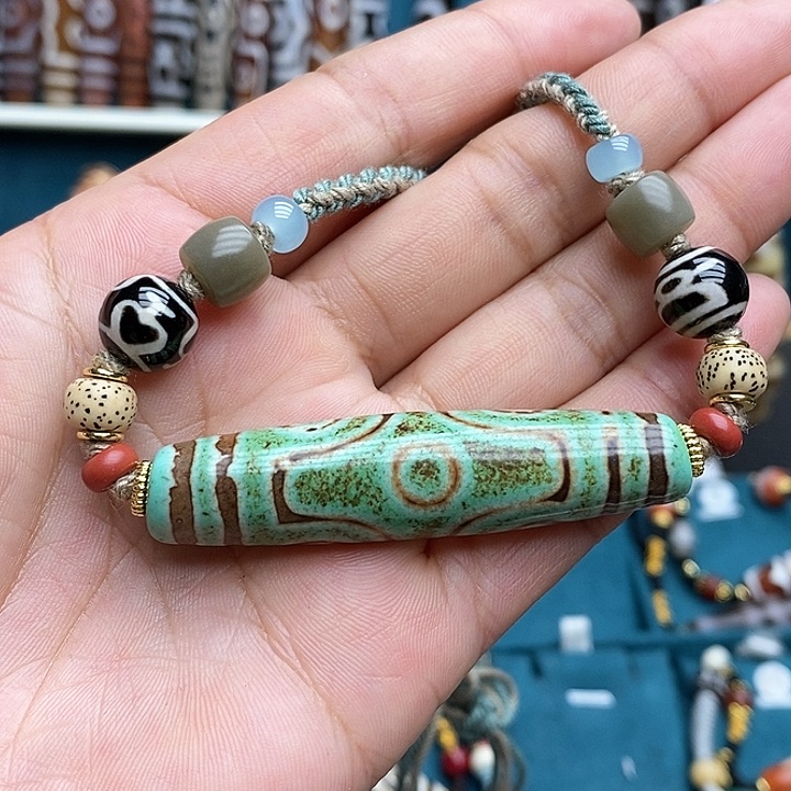 玛瑙/玉髓颈饰合金卡*