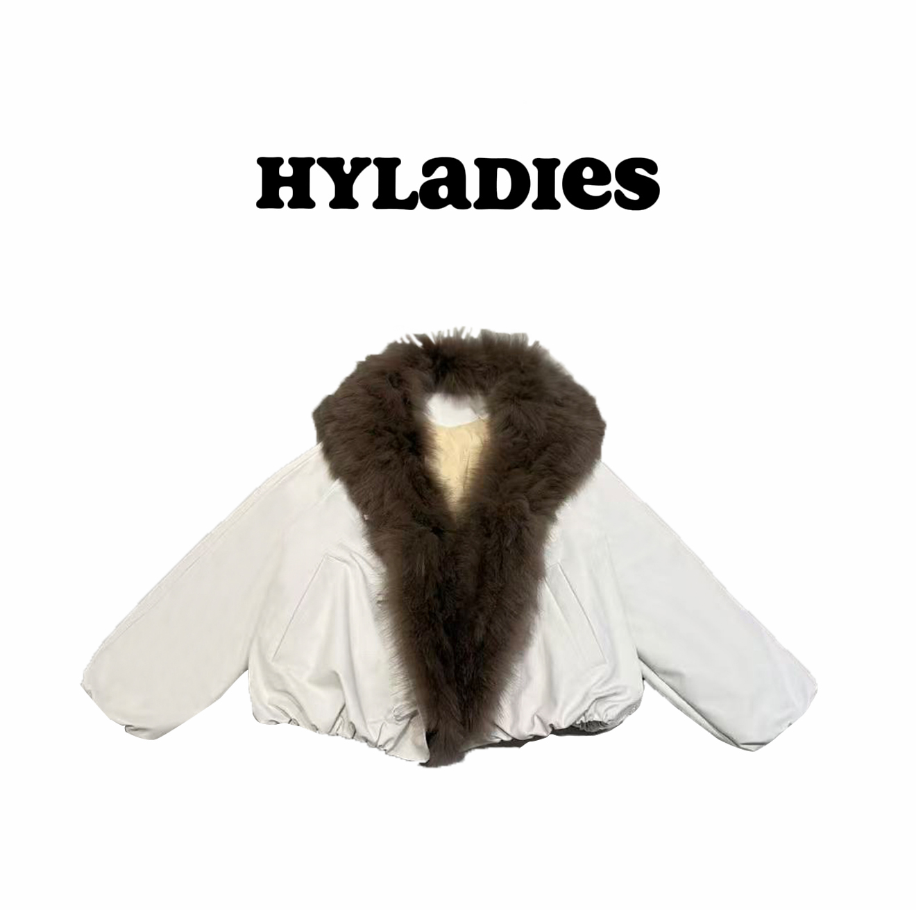 HYLADIESWEAR  『皮草鹅绒服』设计师高货狐狸毛皮草派克鹅绒服外套