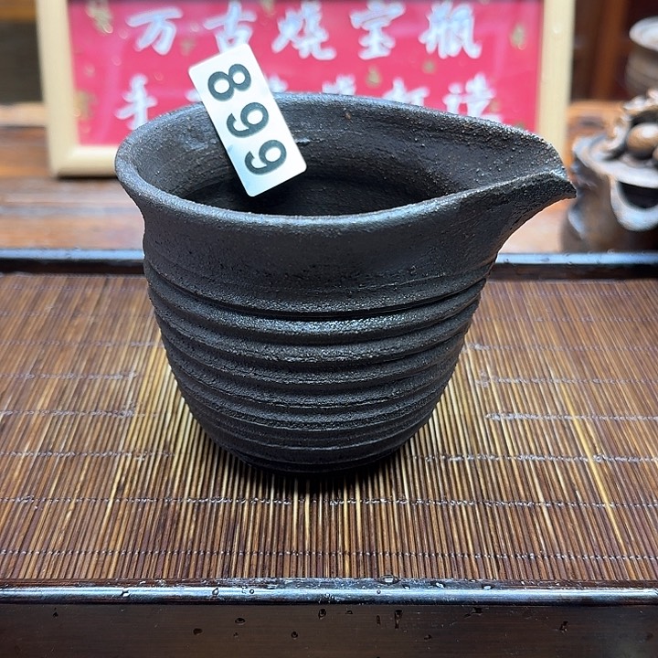 纯手工制作粗陶茶具