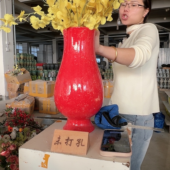 陶摆件景德镇陶瓷花瓶花器
