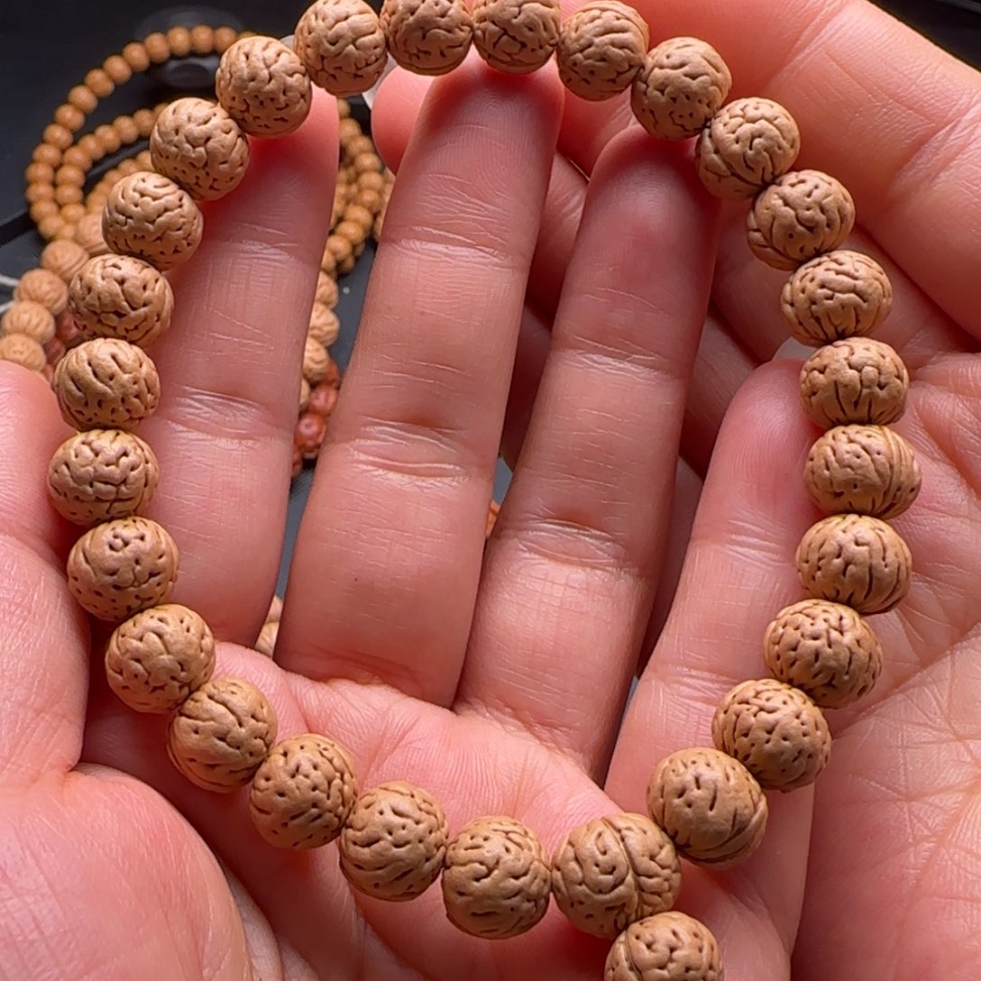 手串桃核磨盘脐中脐