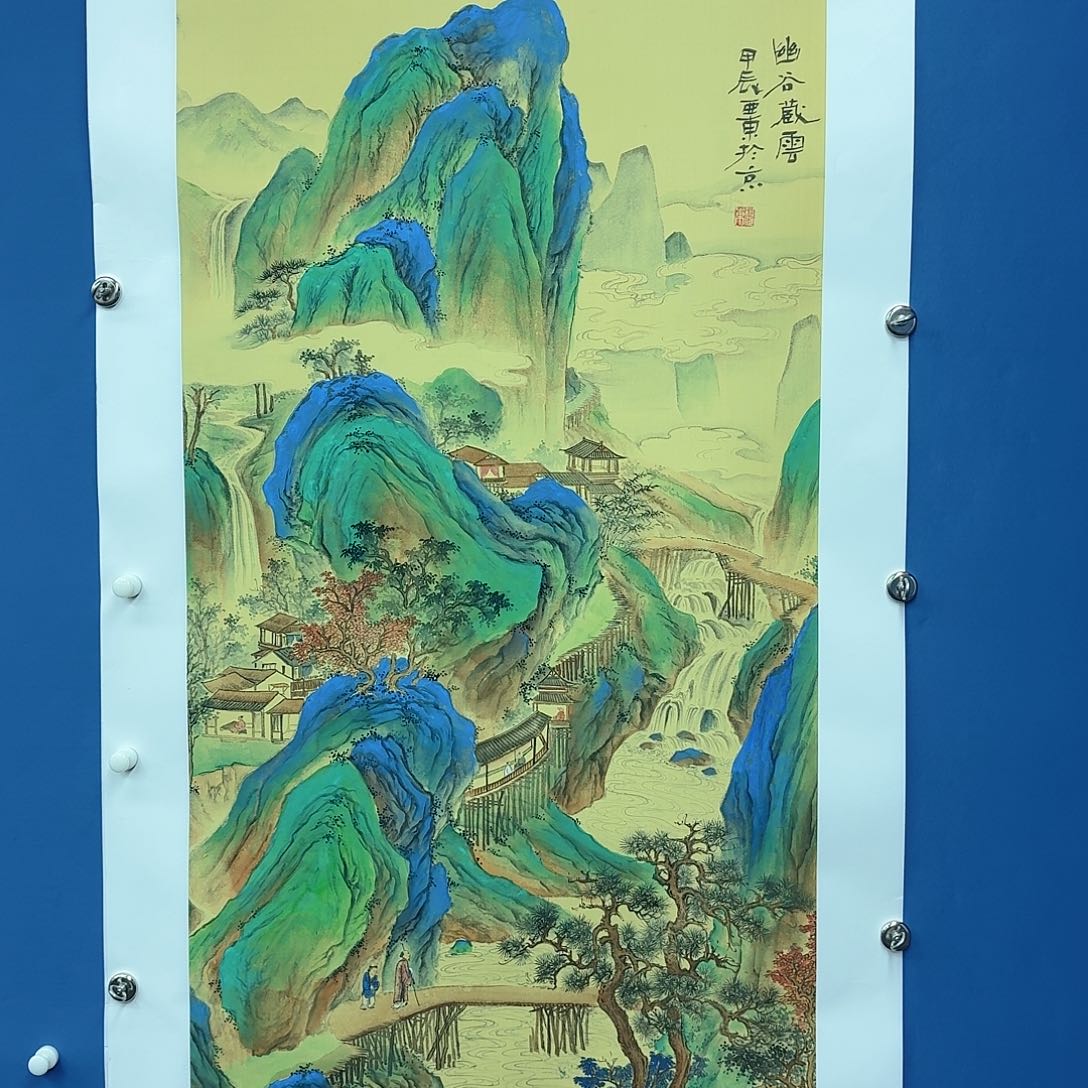 国画多次参加国内外书画