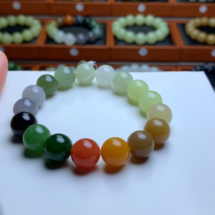 和田玉手串未镶嵌