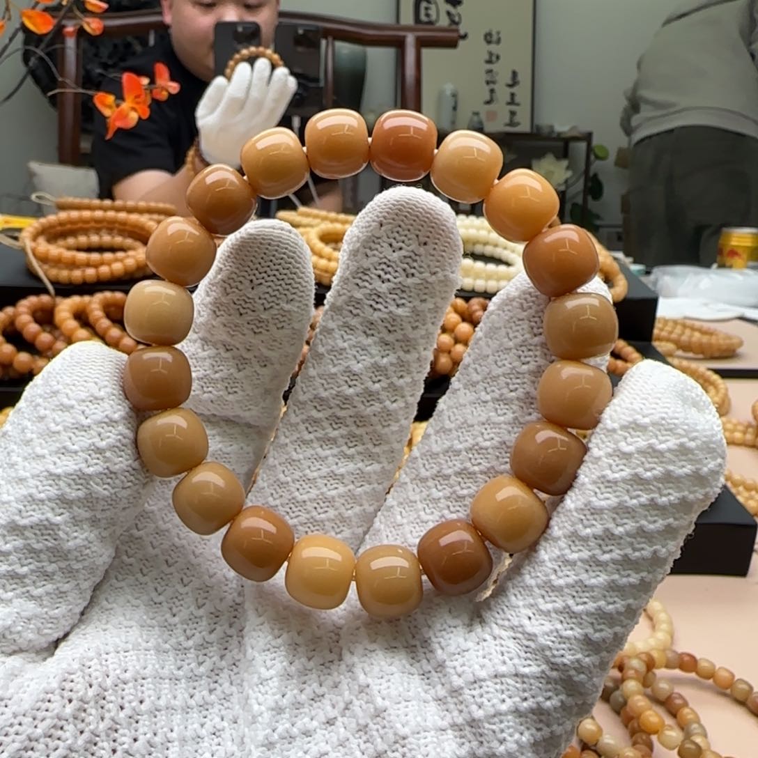 【闪购商品】菩提根/象牙果手串11×12 10年以上 鬼工