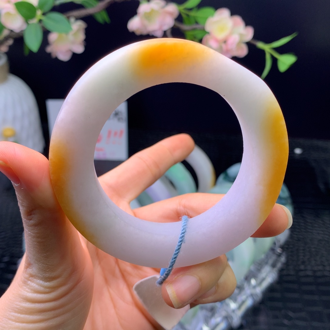 定制翡翠未镶嵌手镯54-63