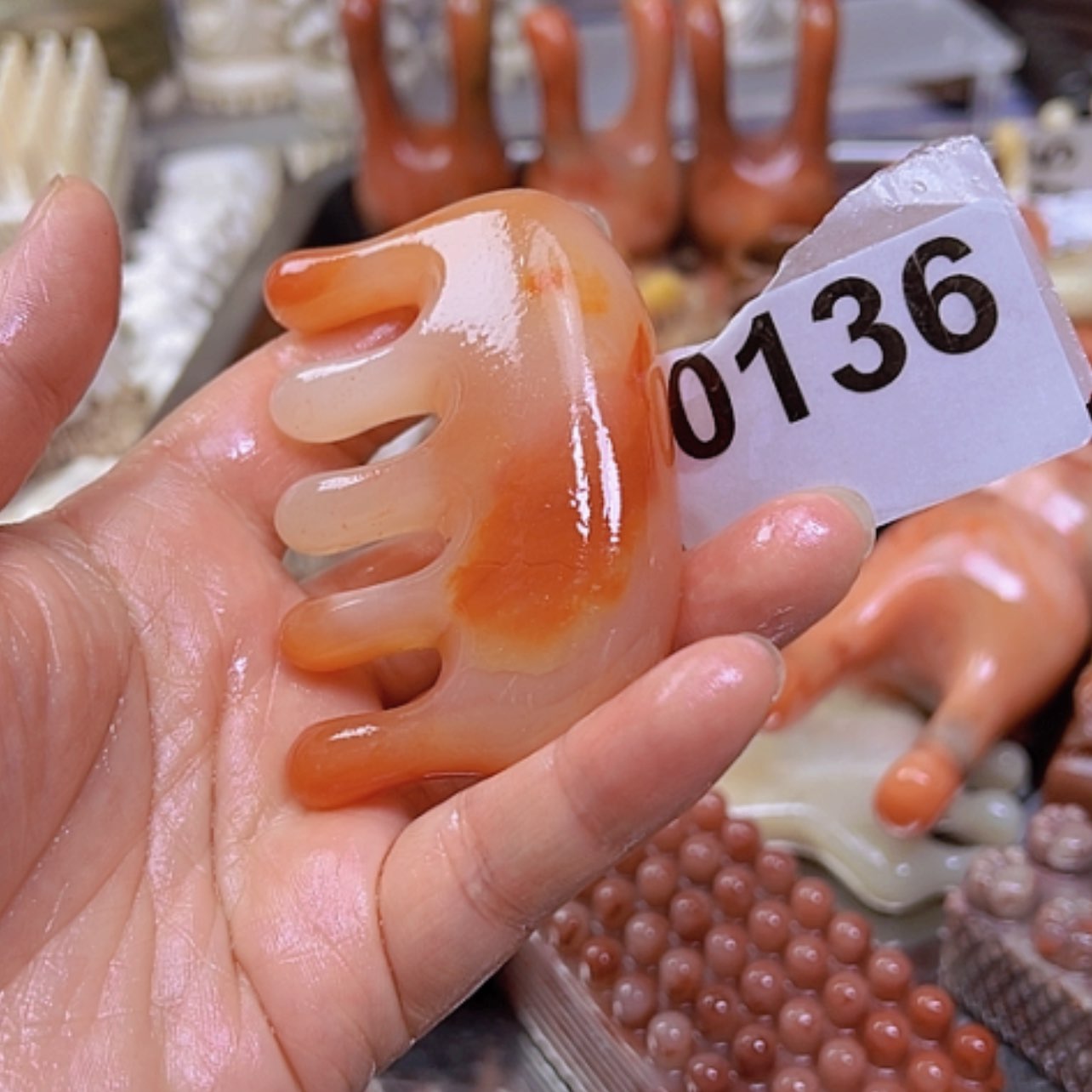 【闪购商品】砖雕小**晴石头特价处理