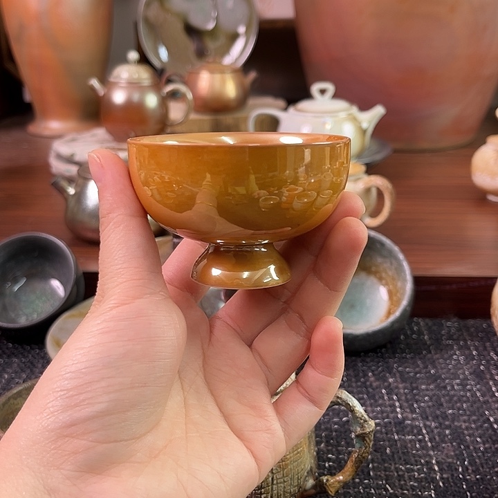 高脚杯主人杯茶杯