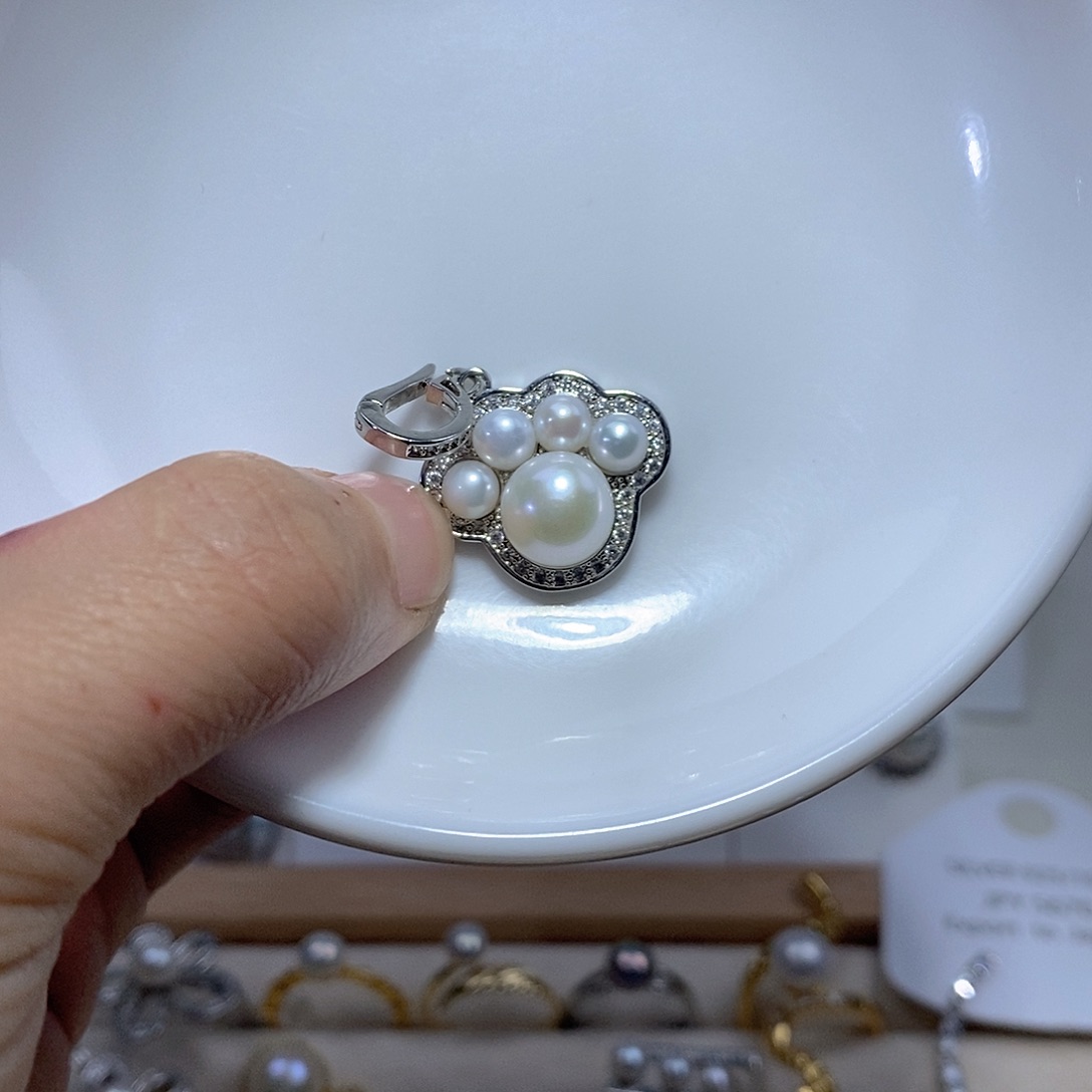未镶嵌耳饰淡水珍珠