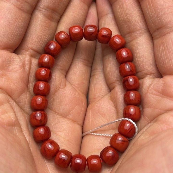 南红玛瑙手串8多样性发1未镶嵌
