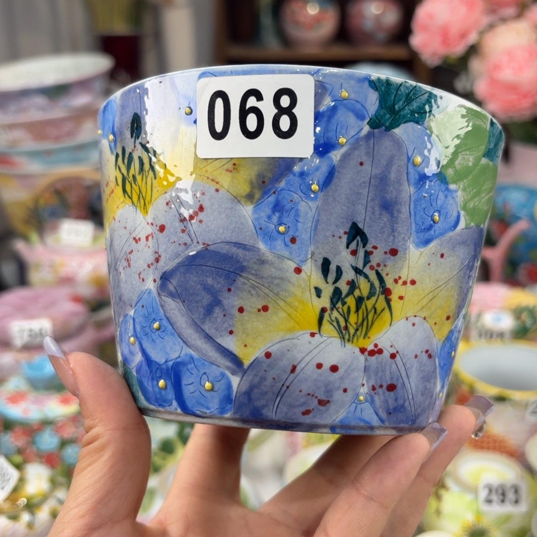 瓷片景德镇手绘高温釉下彩陶瓷茶具