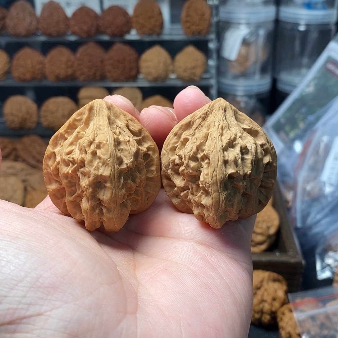 1文玩核桃火焰马蹄41-451