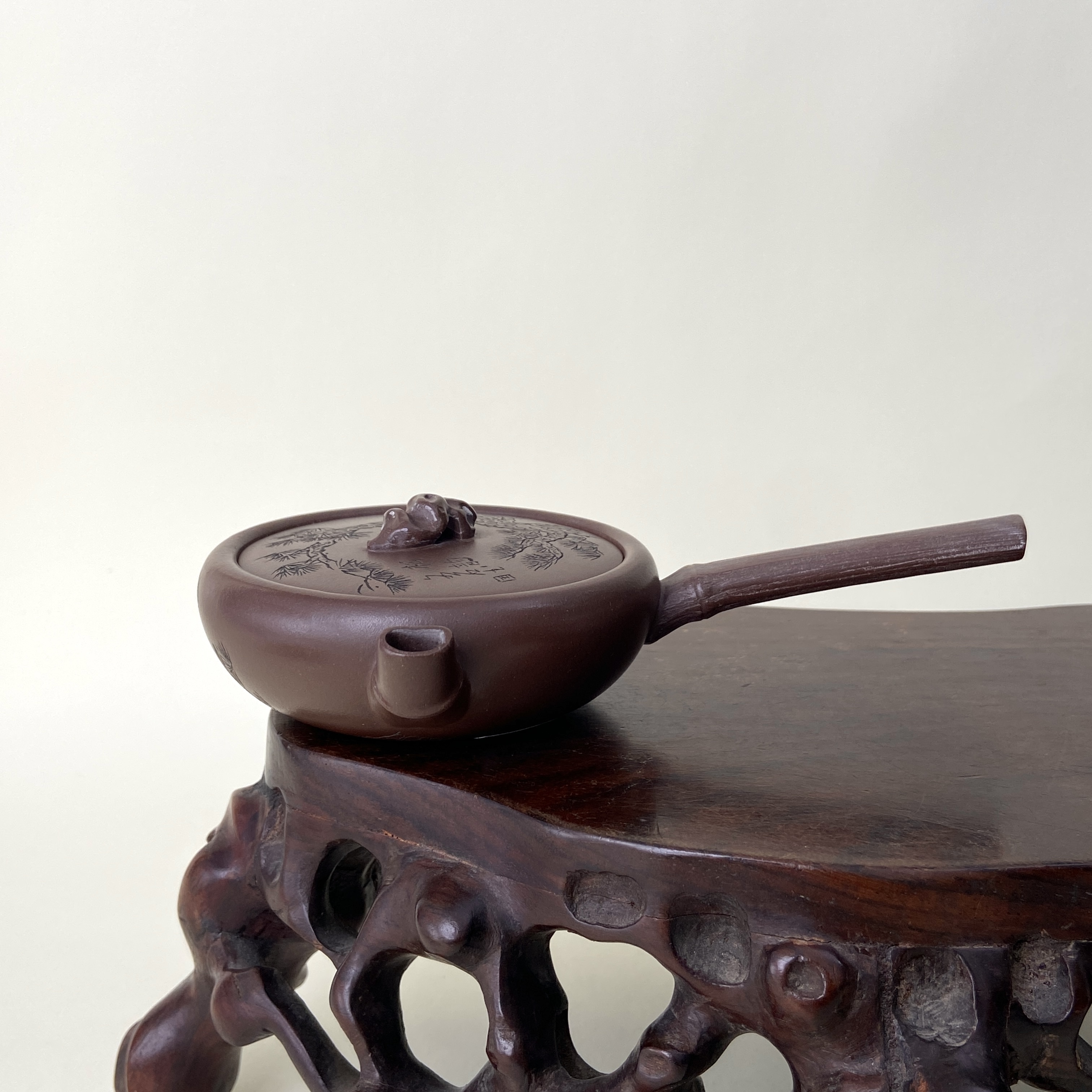 宜兴手工紫砂陶 赵信军茶壶GSQ3765-2