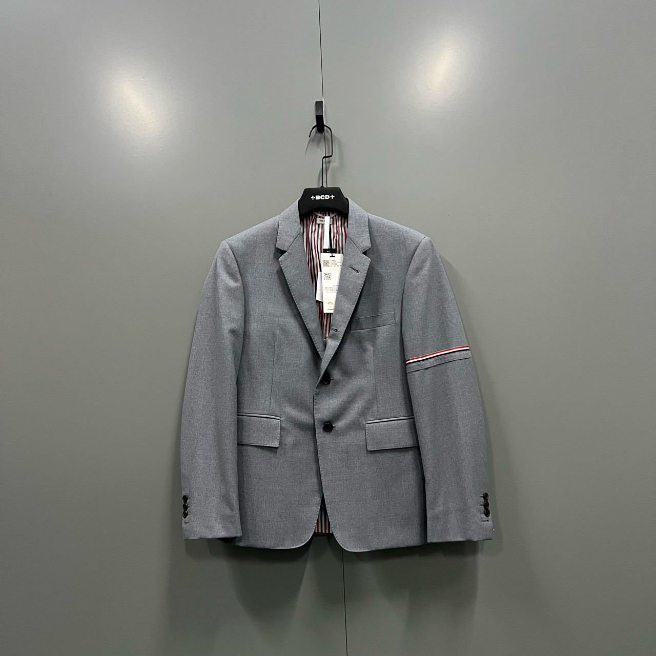 （bb）115 Thom Browne TB 灰色条纹西服 1码/全新/006768