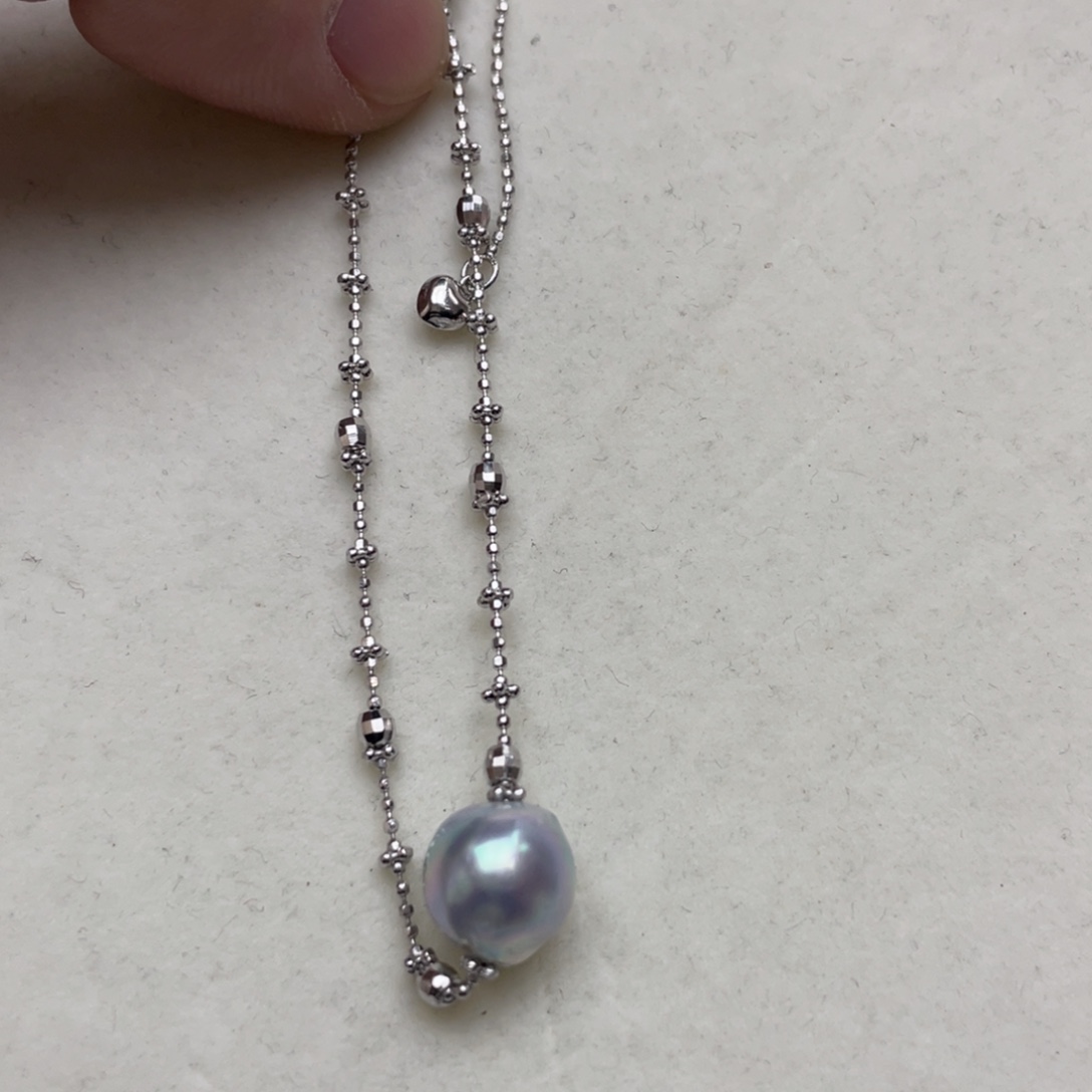 手绳海水珍珠银S925镶嵌