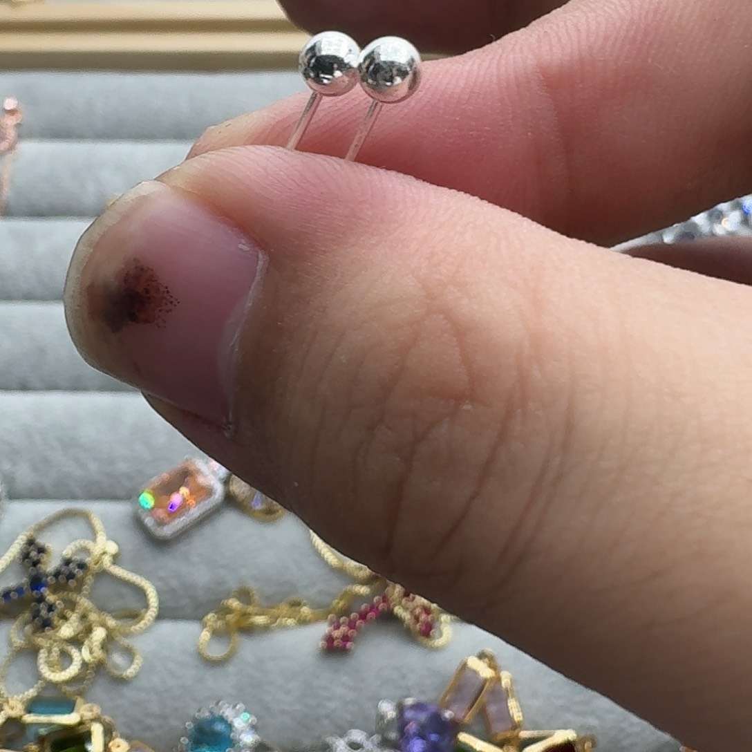 托帕石戒指银S925镶嵌