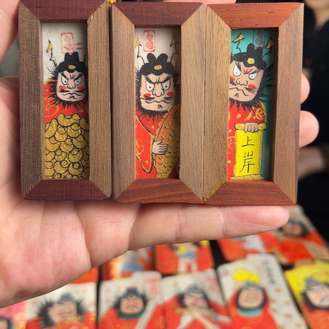 小***花纯手绘钟馗文创画