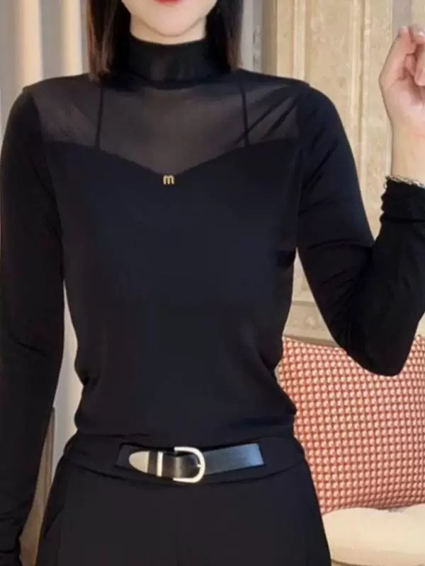 加绒加厚特色打底衫