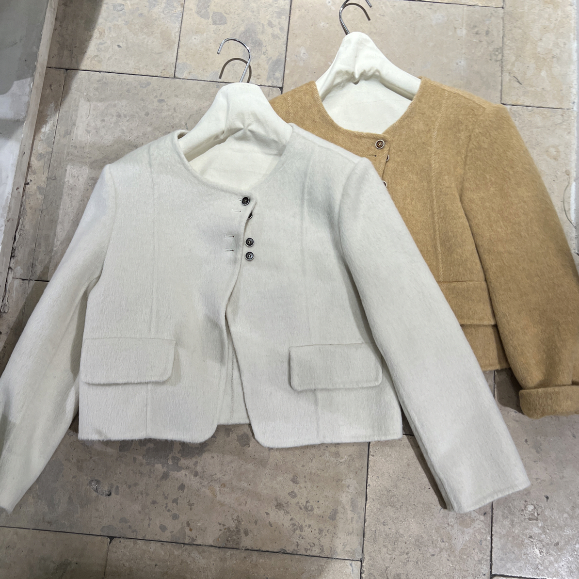 【门店同款】ENJOY冬季C-韩系简约短款大衣 159755392