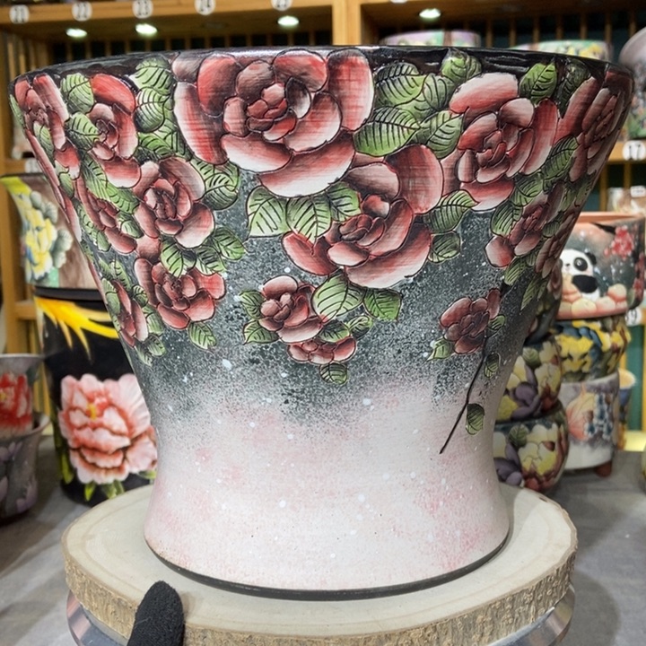 红陶景德镇艺术手绘作品