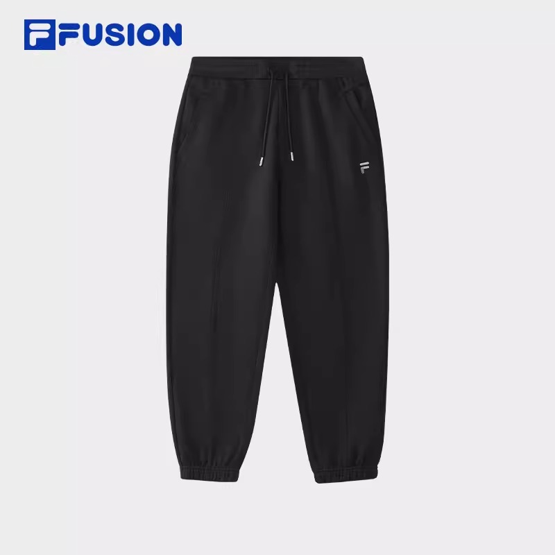 FILA FUSION针织长裤男25春季新款时尚宽松收口休闲裤T11M515603F