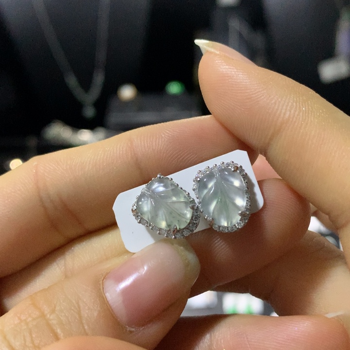 翡翠银S925镶嵌戒指