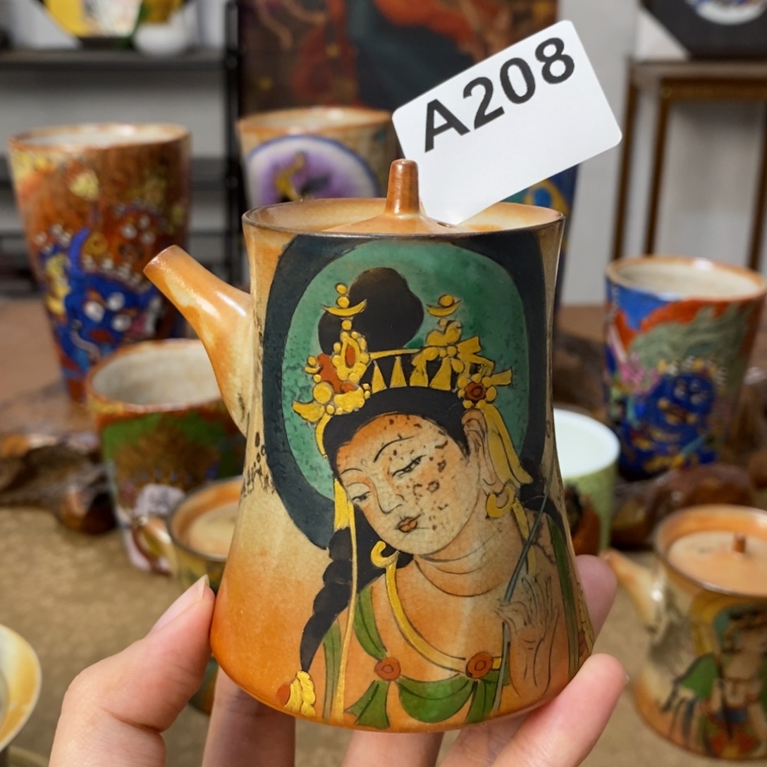 洛***川手工绘画景德镇欣赏作品