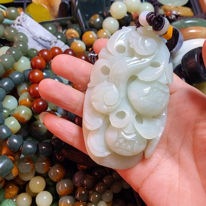 蛇纹石玉手链未镶嵌