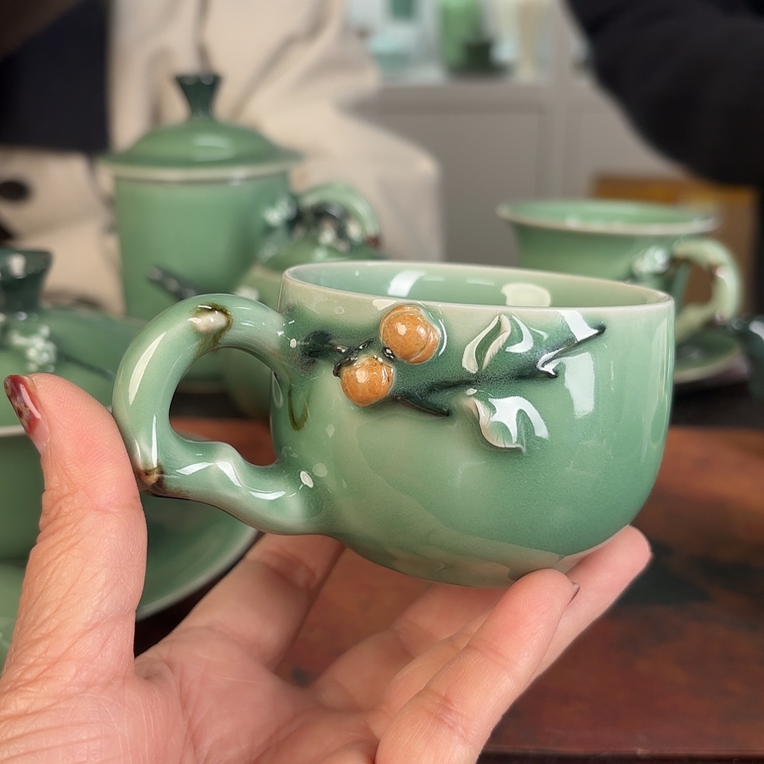 禾***火龙泉云间青瓷小米茶器