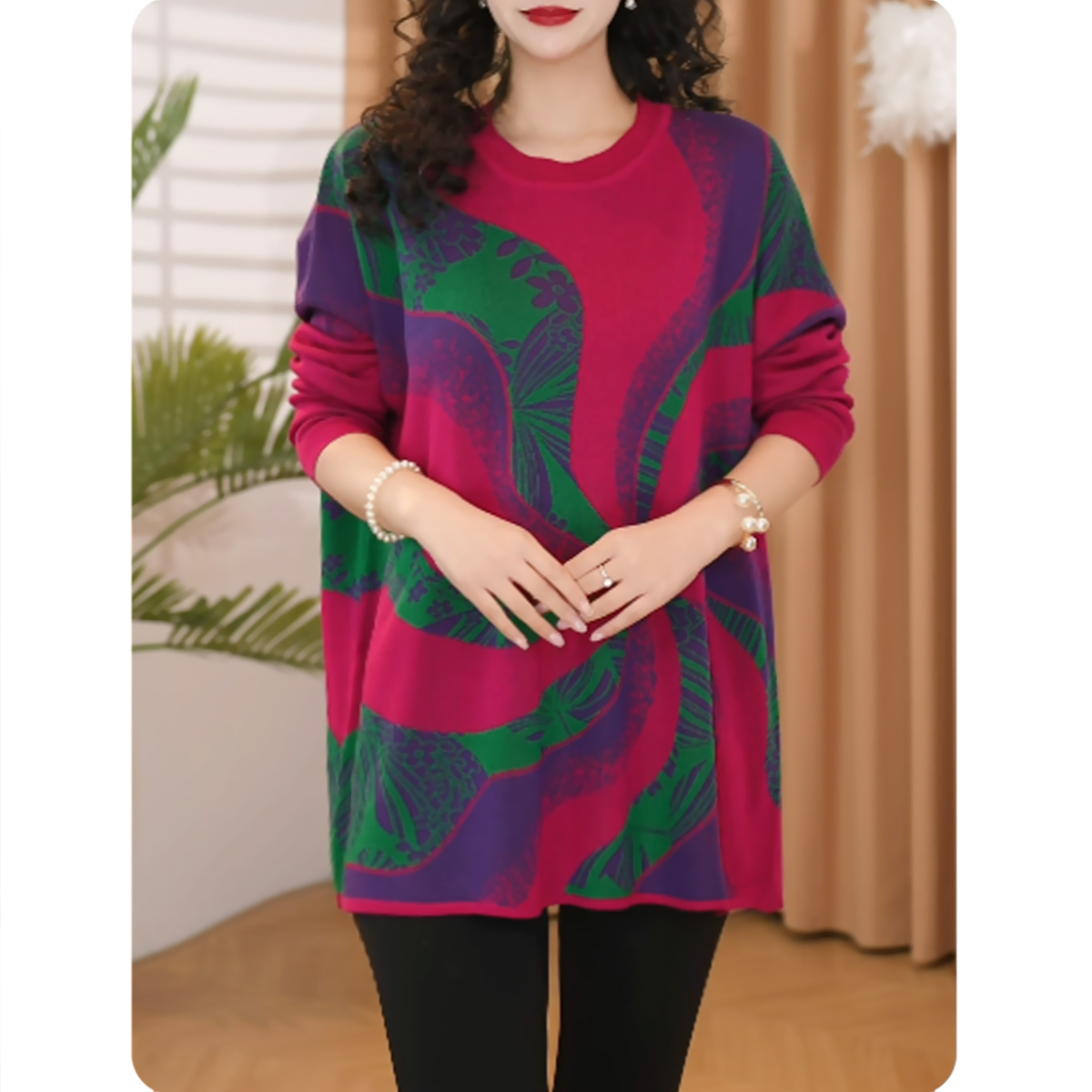 |TS13|风/车新品女士宽松显瘦上衣时尚休闲女装1ZS0125331