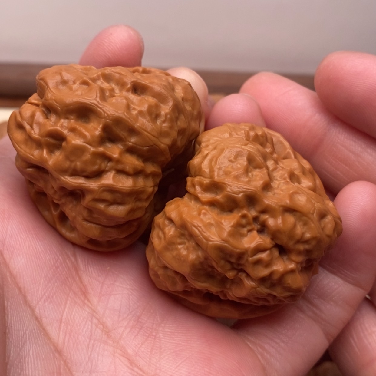 【闪购商品】把件文玩核桃肌肉蛙边39左右