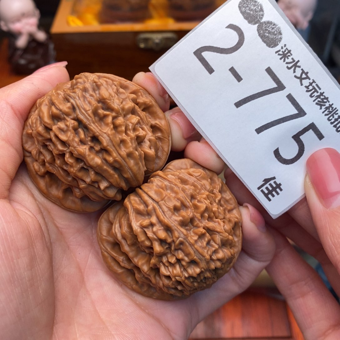 文玩核桃把件45四座楼