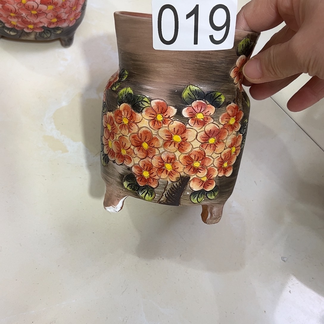 景德镇炫彩手绘口9高13.5