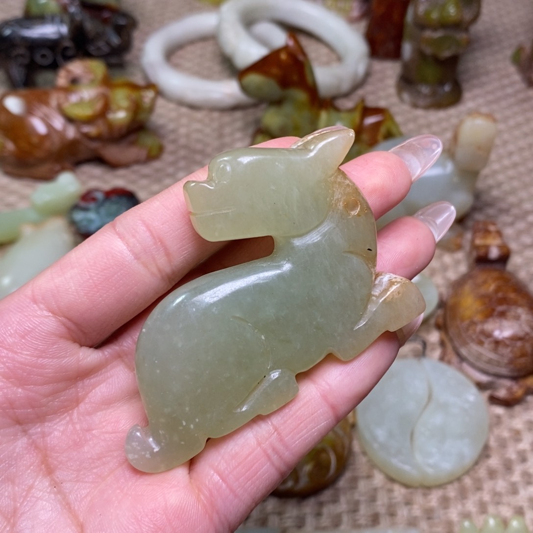 白玉菩提吊坠白玉菩提白玉菩提摆件