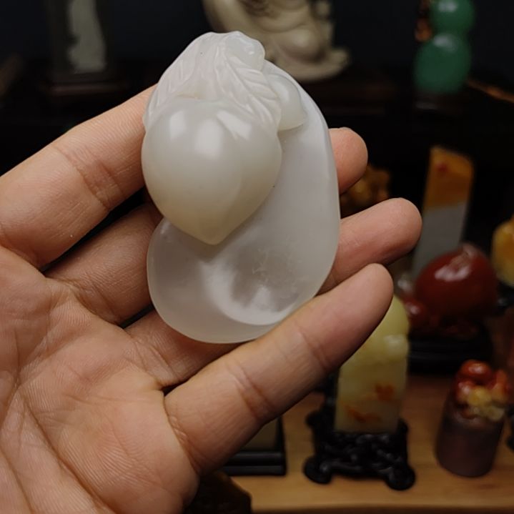 印石寿山石手把件手把件