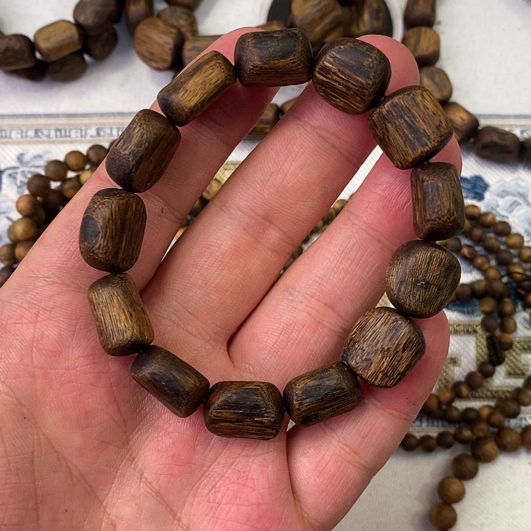 沉香手串16.5g海南种植棋楠手牌随型