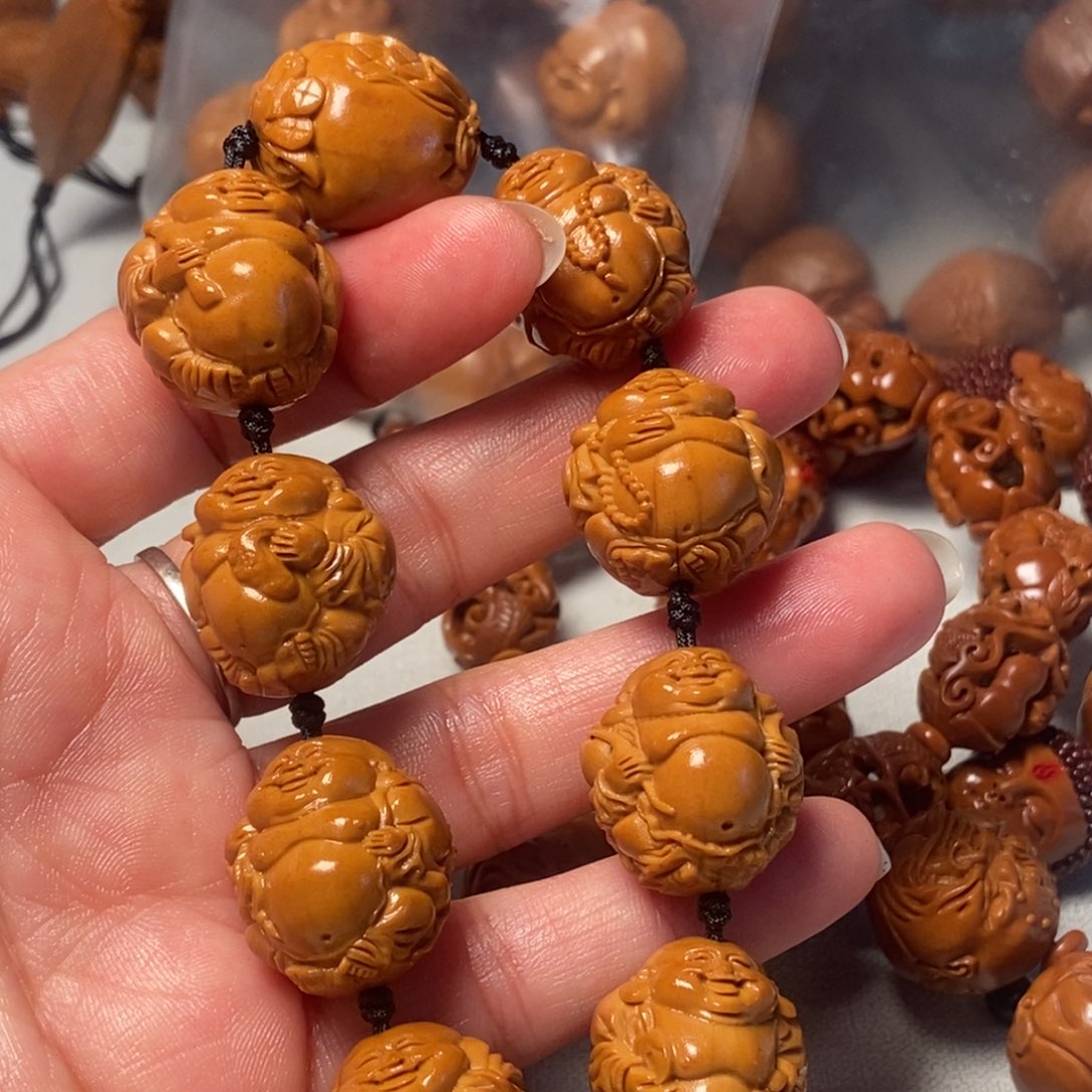 橄榄核手串/手链八宝弥勒