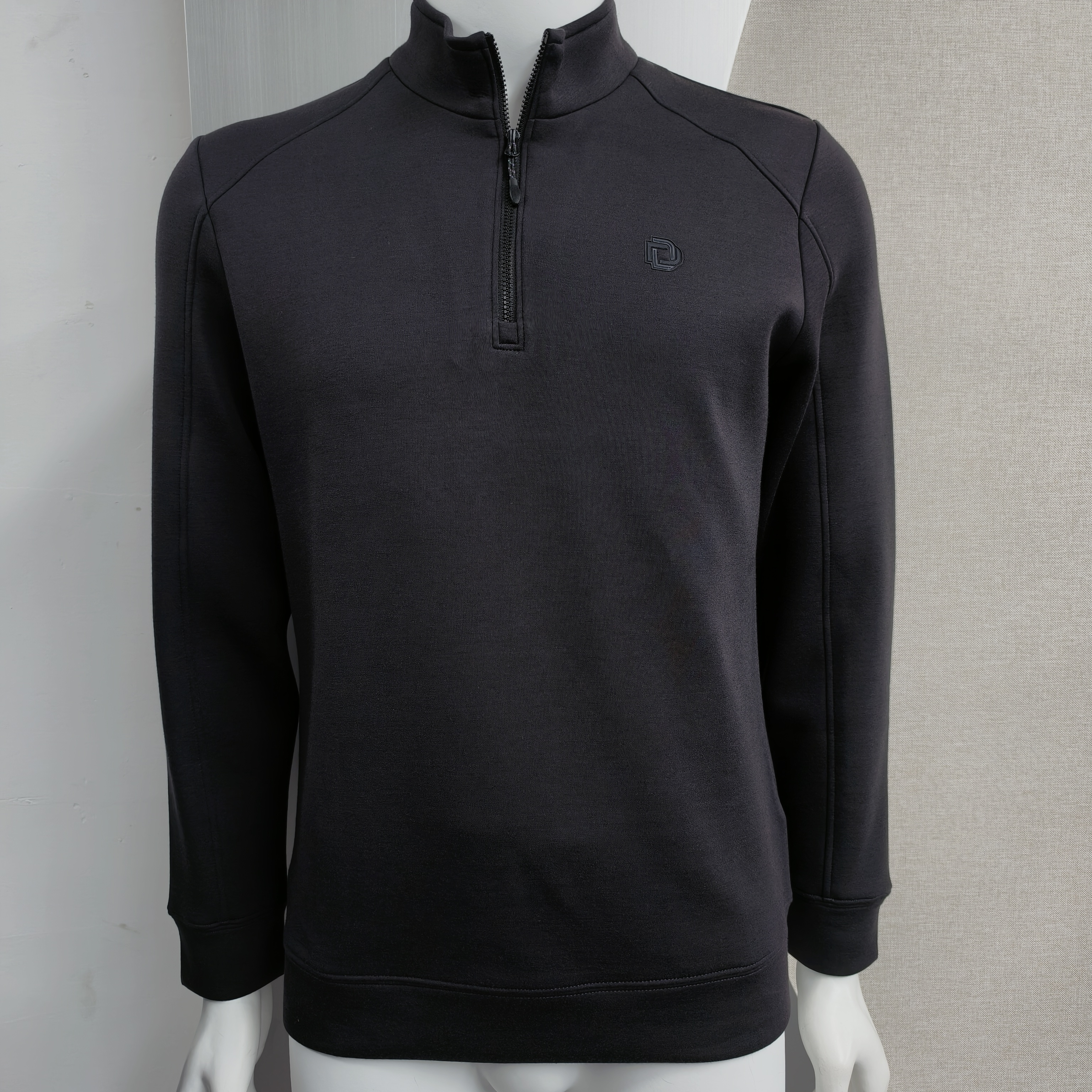 MT26008咖男士长袖T恤加厚立领