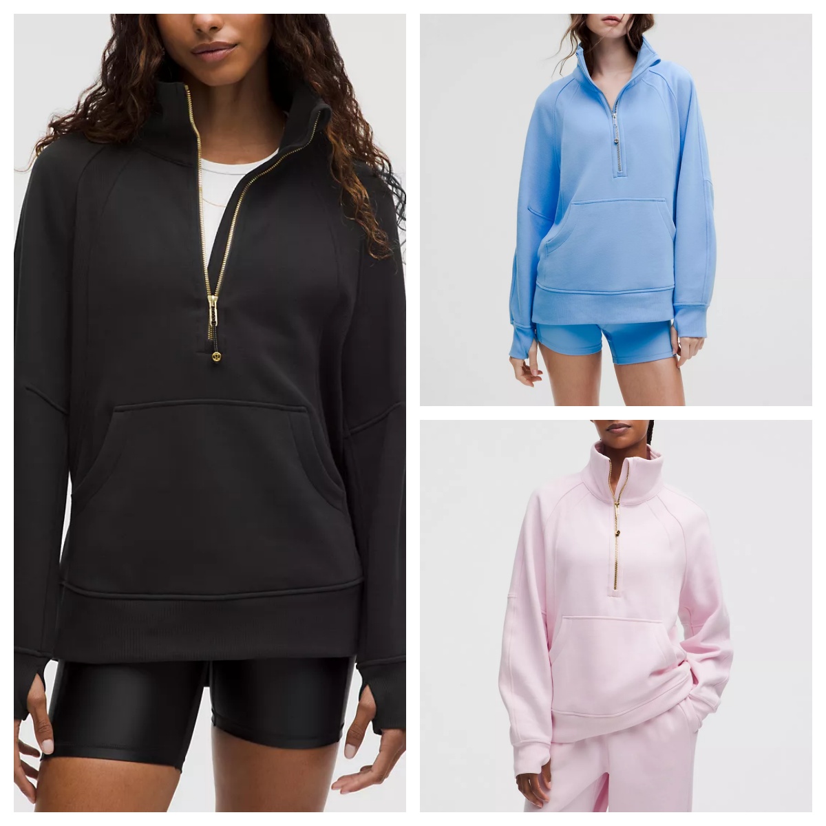 lululemon加拿大直邮露露乐蒙scuba长款加绒卫衣