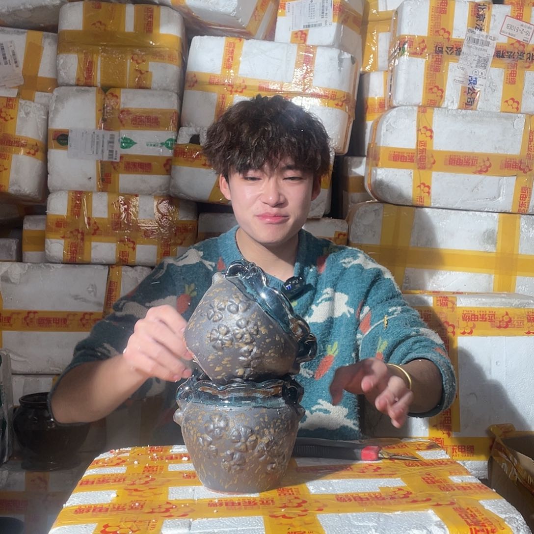 红陶宜兴紫砂花盆