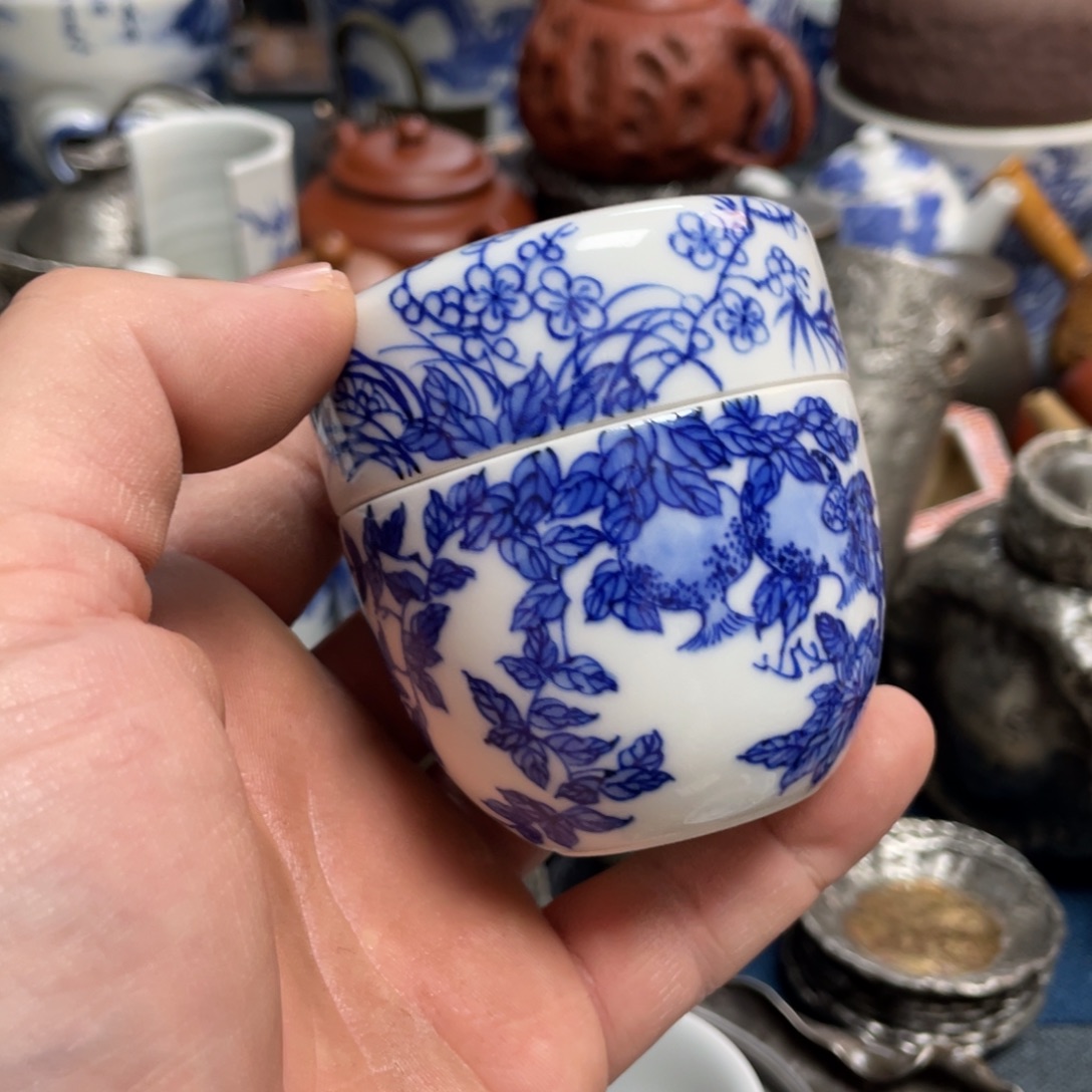 今***夜核桃两个球核桃两个球茶叶罐