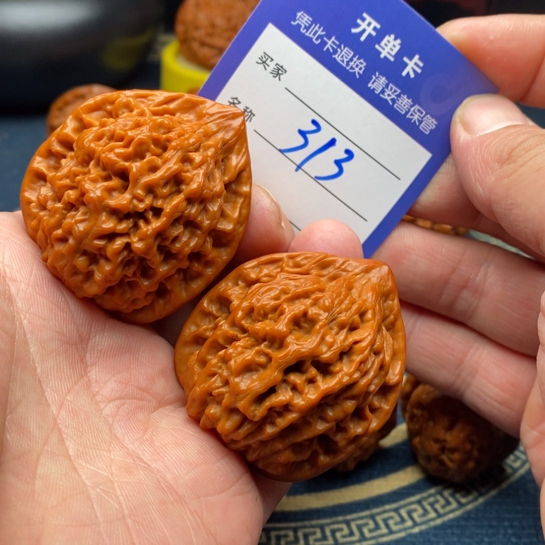 文玩核桃把件官帽42