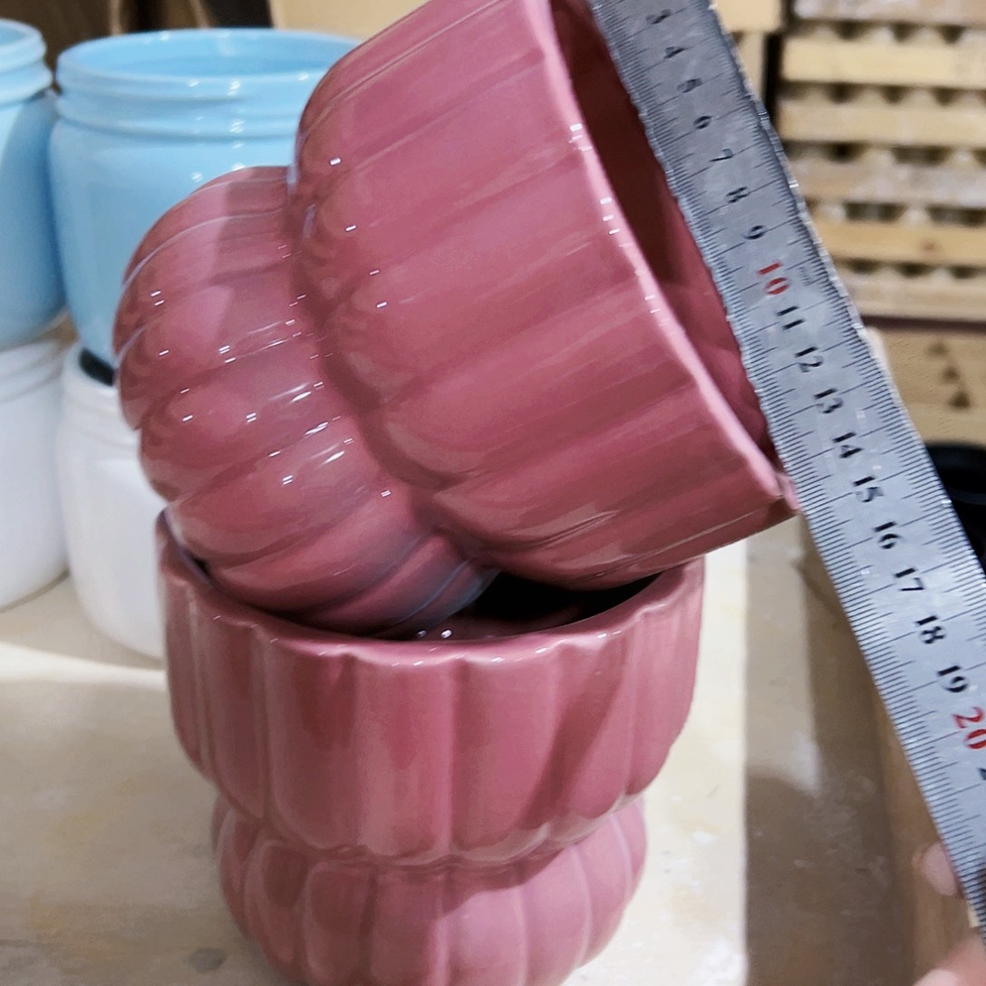 有孔，外贸尾单陶瓷花盆凑单10米包邮微瑕